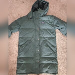 Patagonia Women's Large Downdrift Parka Green